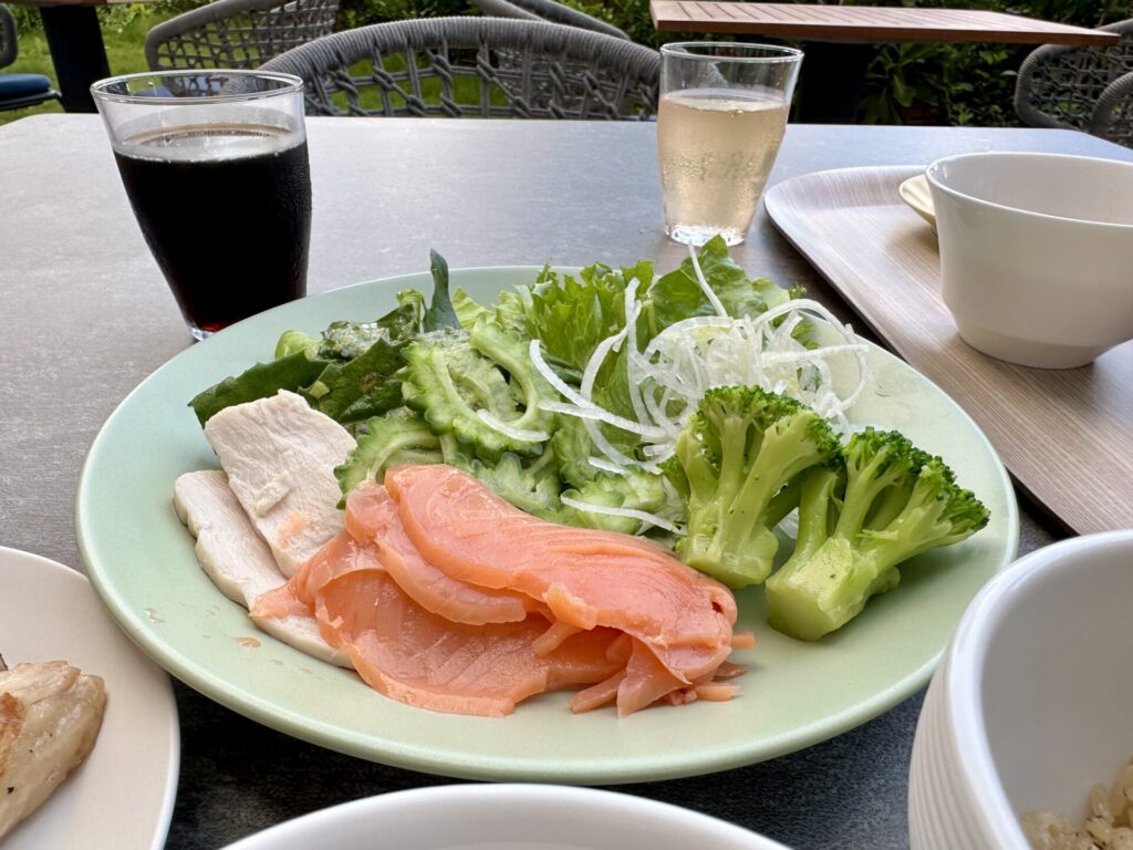 ヒルトン沖縄宮古島リゾート 朝食 食べたサラダ