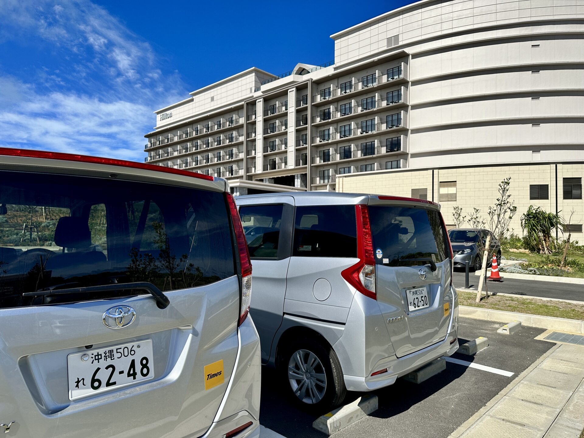 「ヒルトン沖縄宮古島リゾート」ブログ宿泊記 駐車場にあるタイムズカーシェアステーション