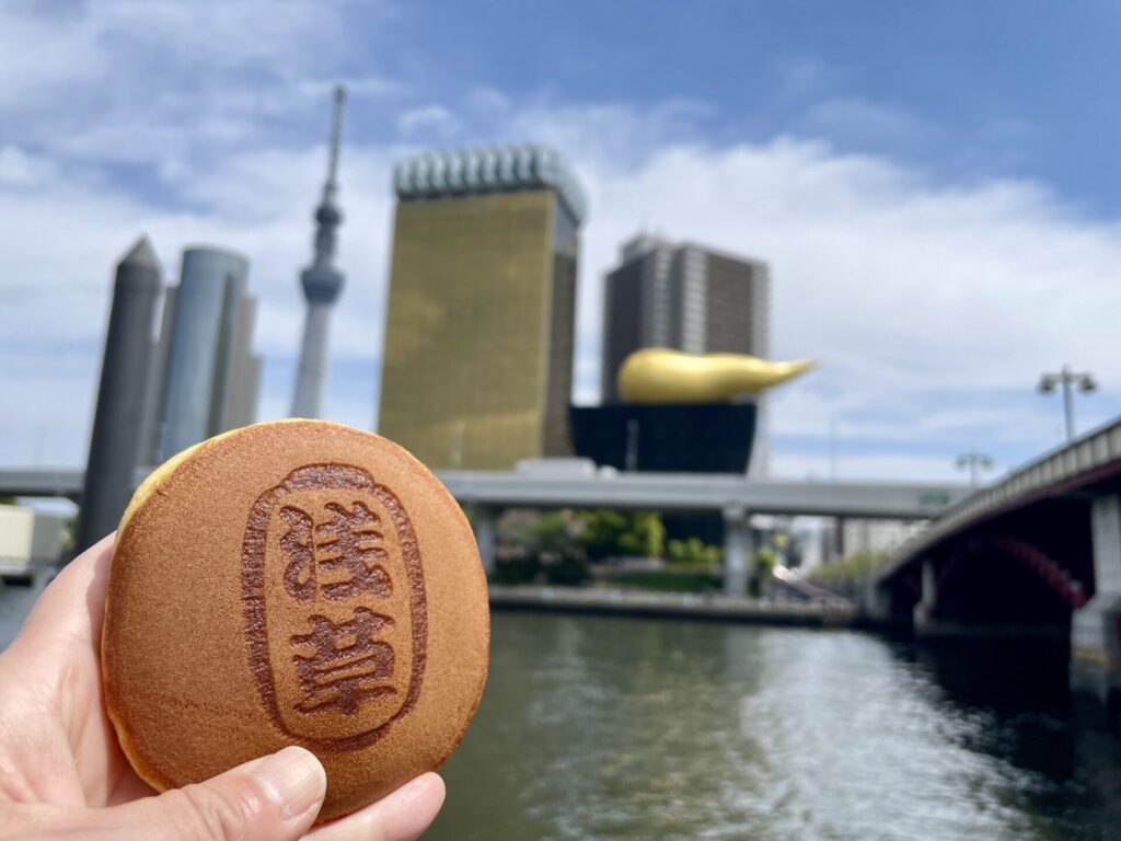 隅田川ウォーキング 浅草どら焼き