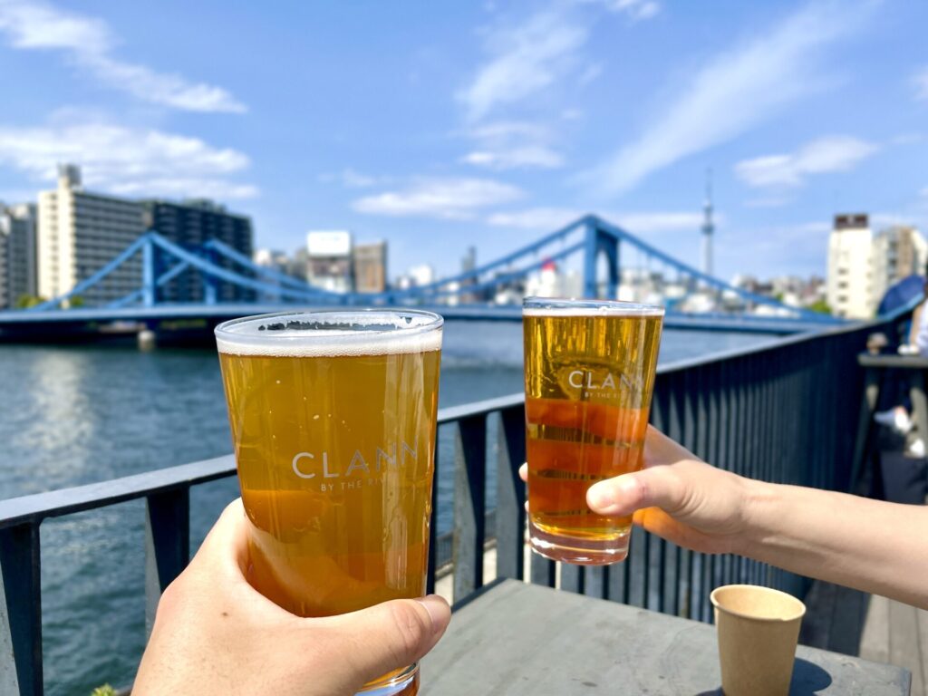 隅田川ウォーキング LYURO東京清澄 クラフトビールで乾杯