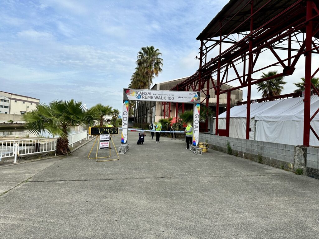 関西エクストリームウォーク ゴールゲート クリエイティブセンター大阪の様子