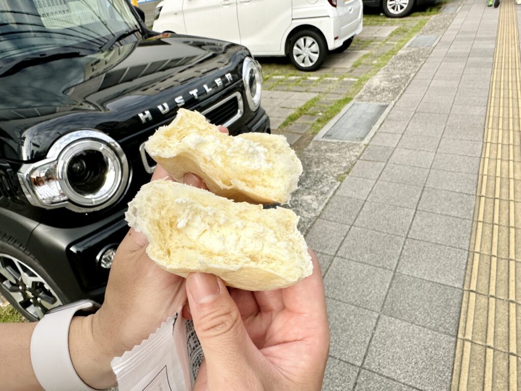 【関西エクストリームウォーク100】ブログ体験記 清水屋のふわふわな生クリームパン