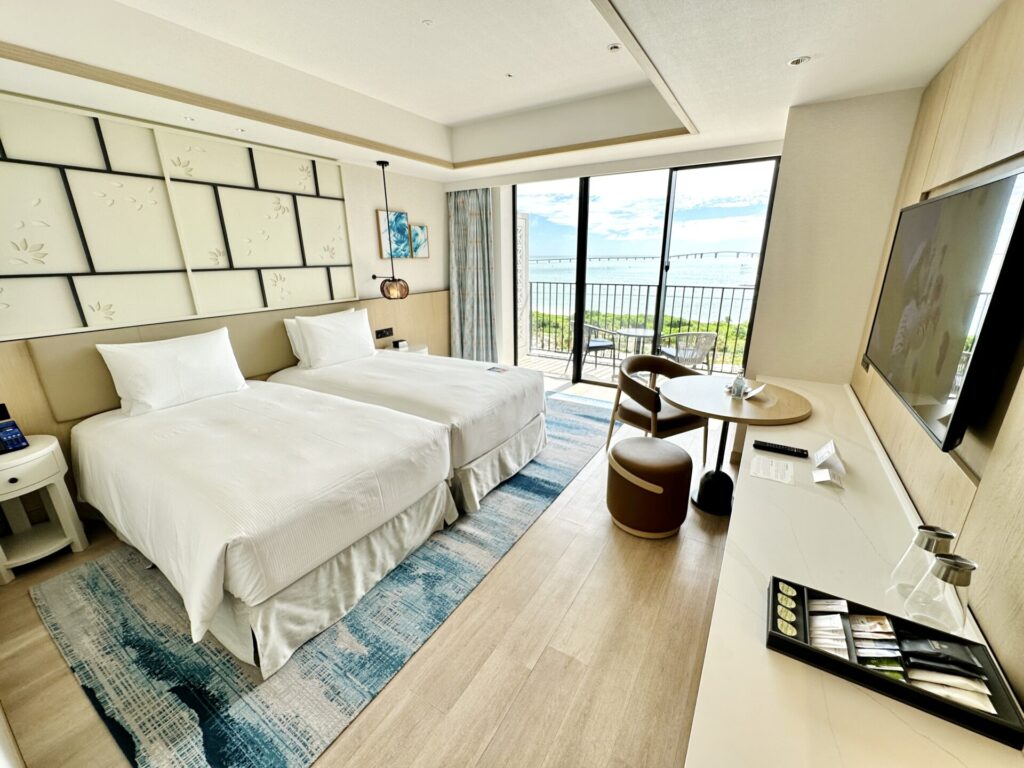 「ヒルトン沖縄宮古島リゾート」ブログ宿泊記 デラックスルーム サンセットビュー客室