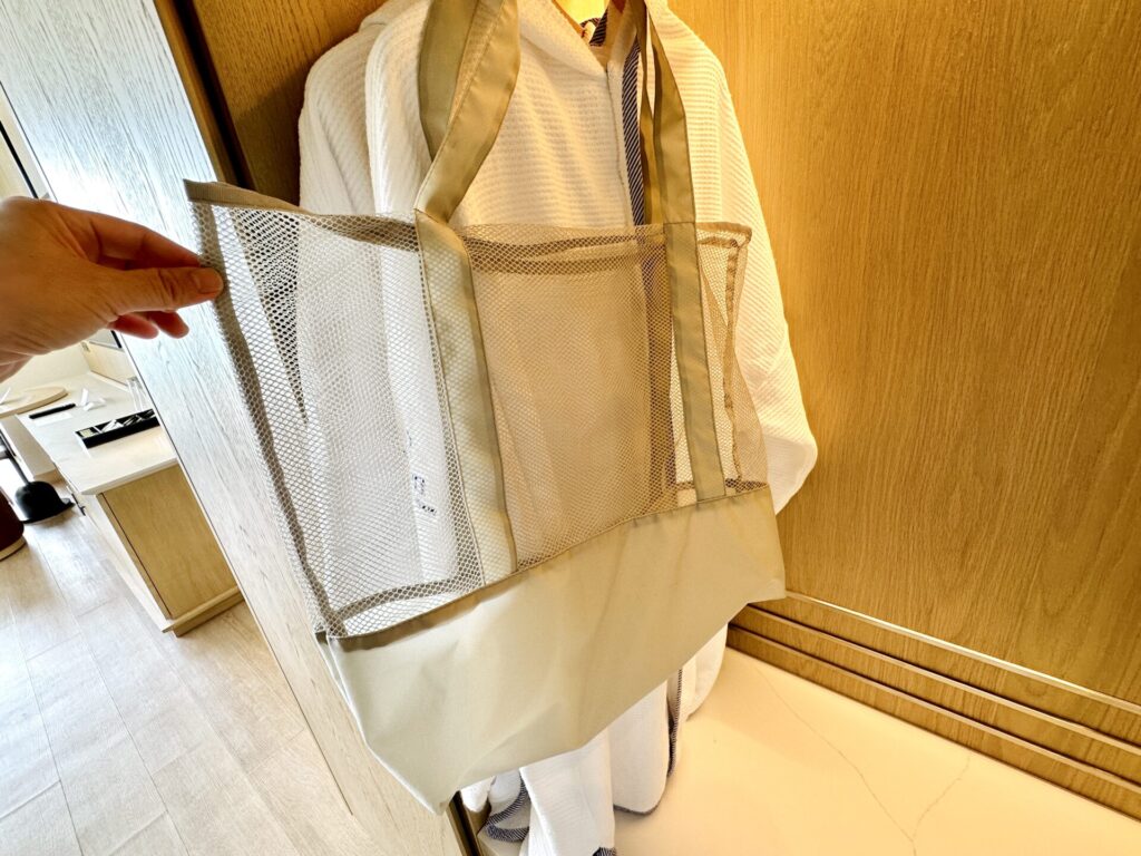 「ヒルトン沖縄宮古島リゾート」ブログ宿泊記 デラックスルーム客室 オリジナルバック