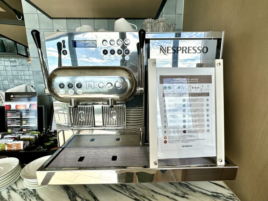 ヒルトン沖縄宮古島リゾート エグゼクティブラウンジ コーヒーマシーン