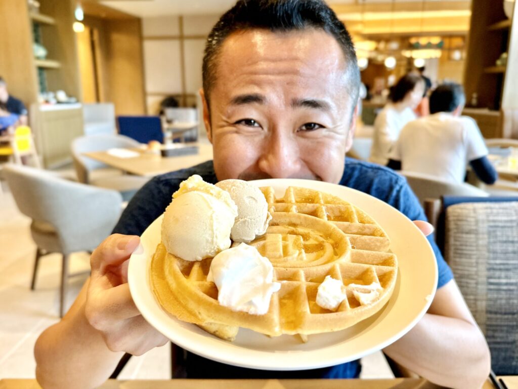 「ヒルトン沖縄宮古島リゾート」朝食ビュッフェ ブログレビュー オリジナルワッフル