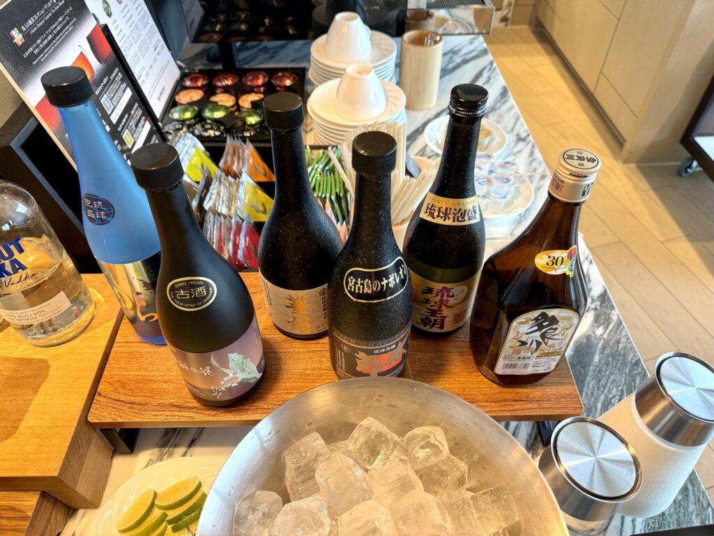 ヒルトン沖縄宮古島リゾート イブニングカクテル ご当地泡盛