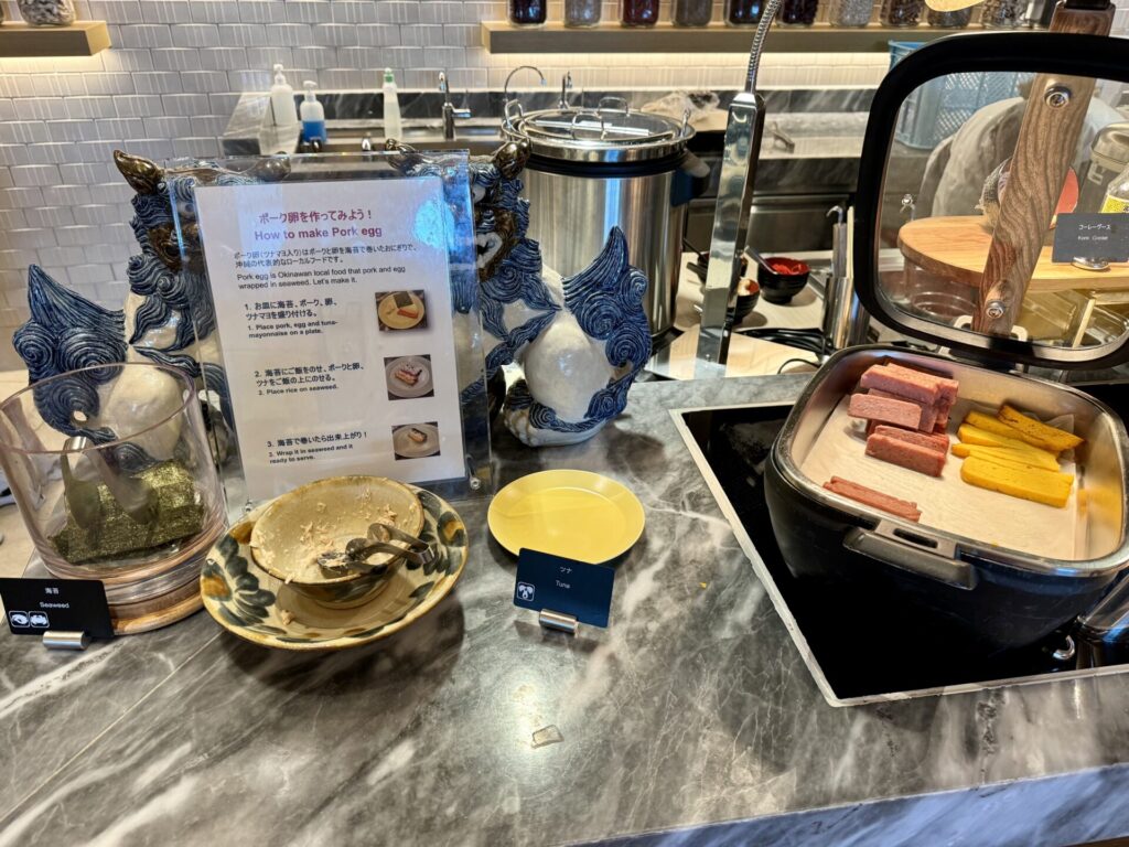ヒルトン宮古島 朝食 ぽーたまコーナー