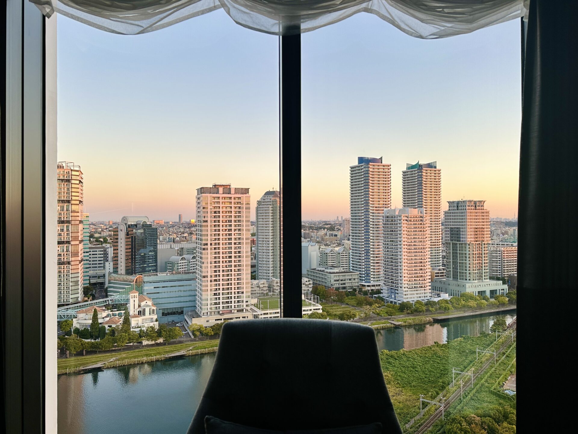 「ヒルトン横浜」ブログ宿泊記 客室からの眺望
