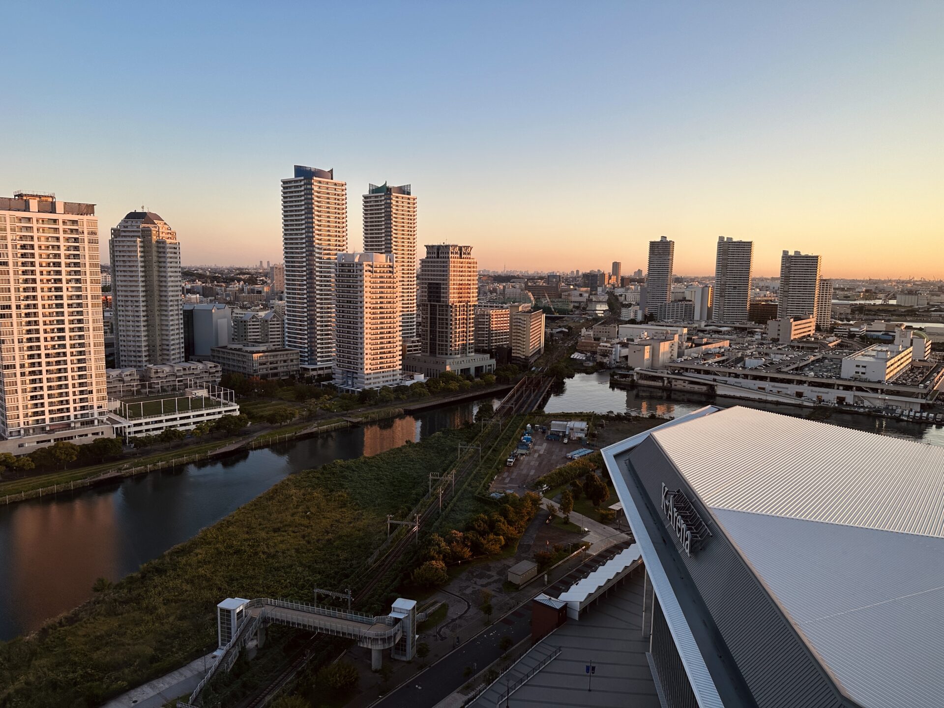 「ヒルトン横浜」ブログ宿泊記 客室からの眺望