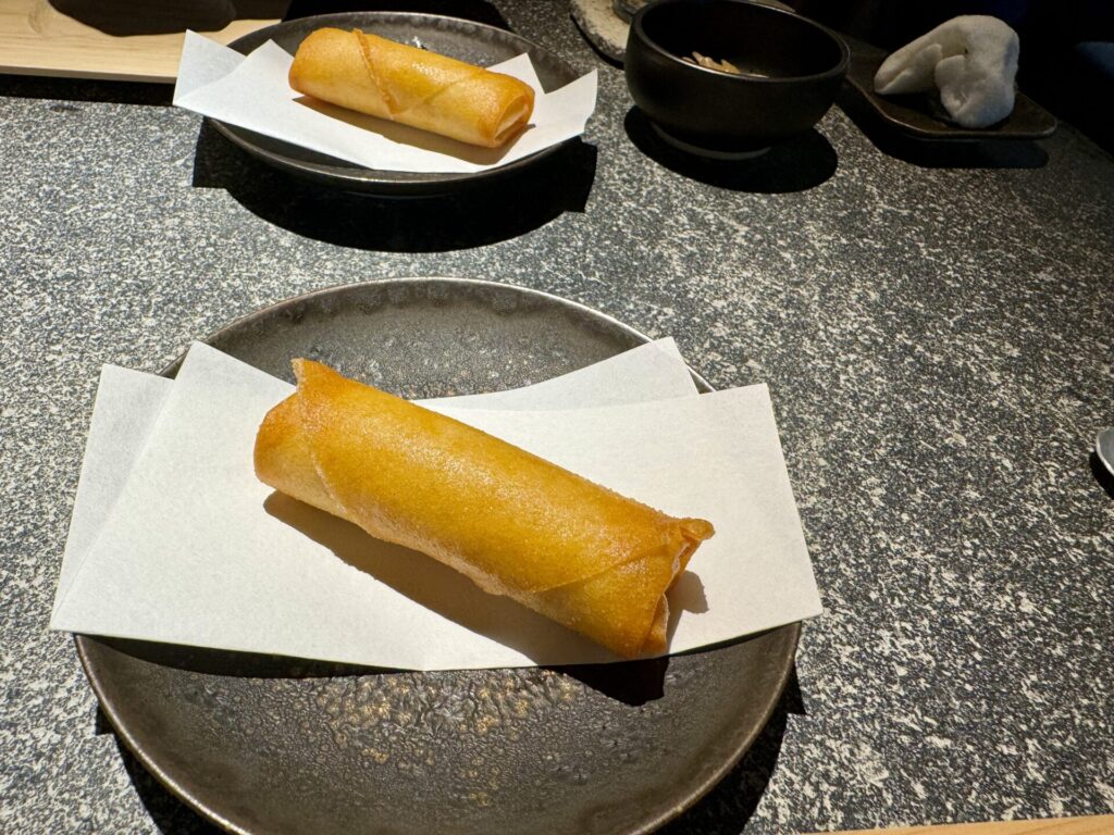 立ち喰い鮨人人 白子春巻