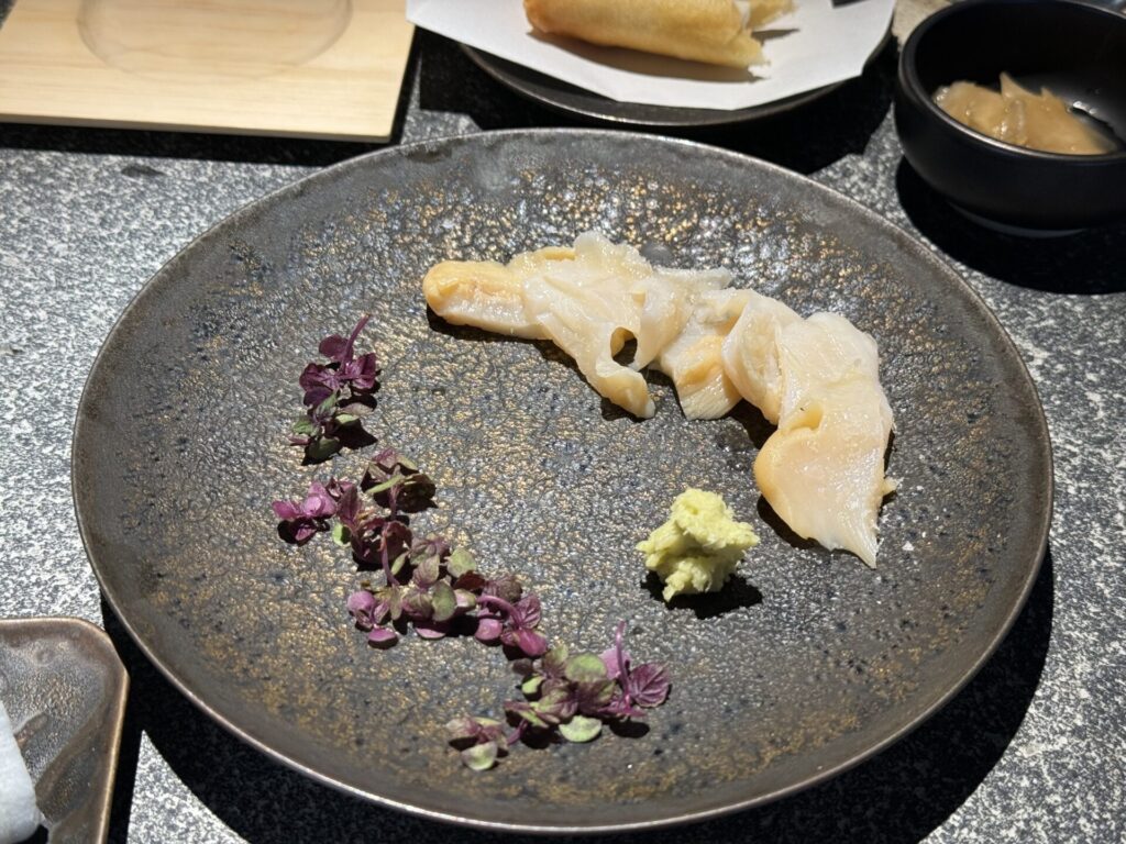 立ち喰い鮨人人 バイ貝刺身