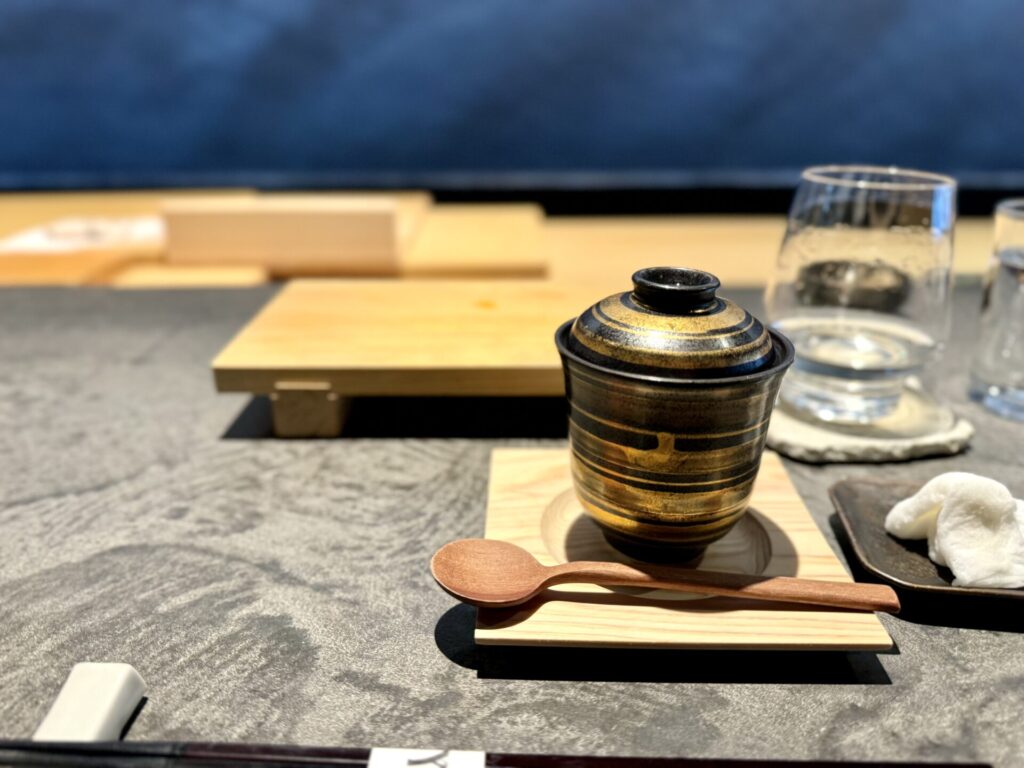 立ち喰い鮨人人 8貫コース 茶碗蒸し