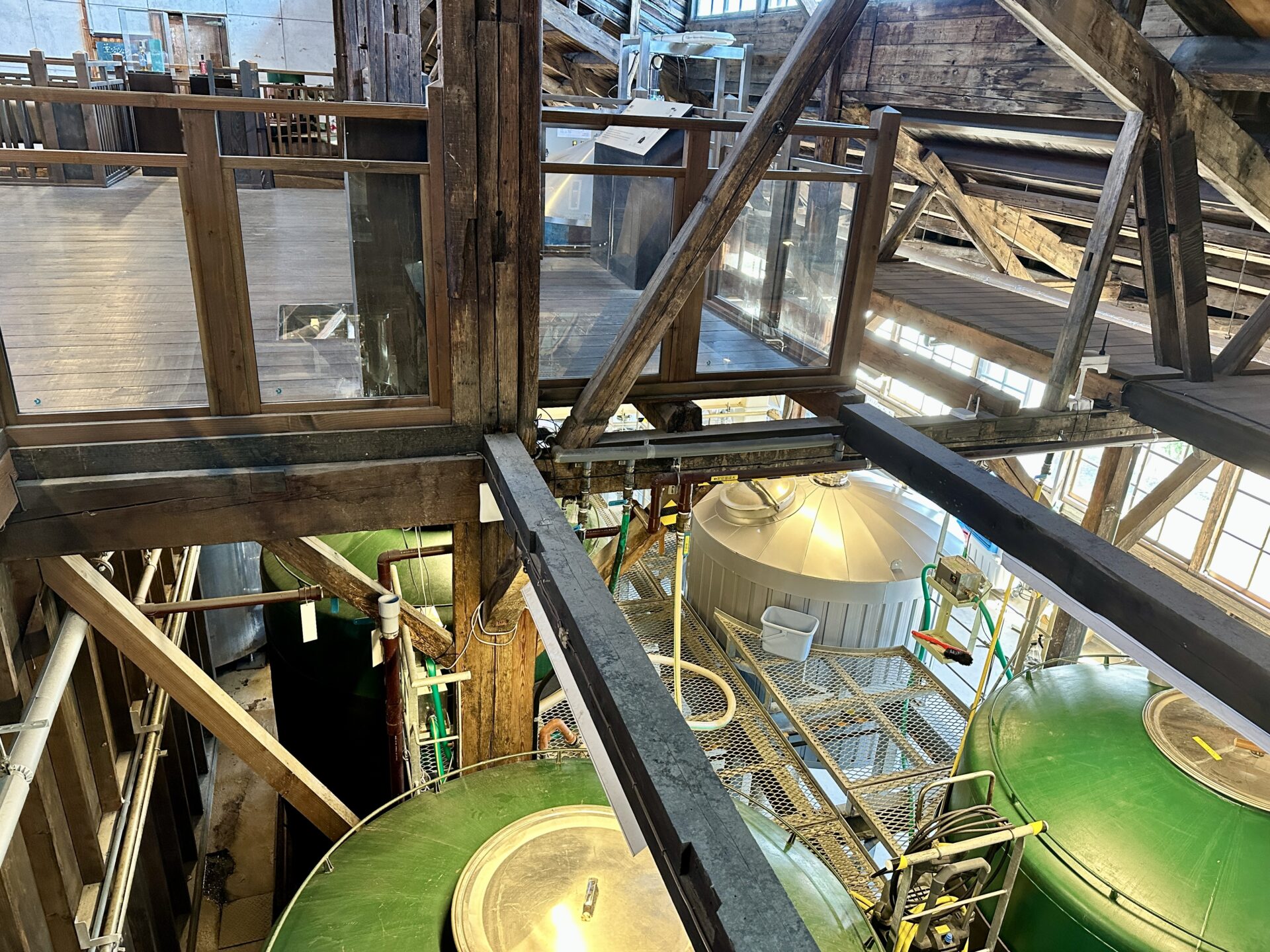 三郎丸蒸留所 工場見学 発酵槽