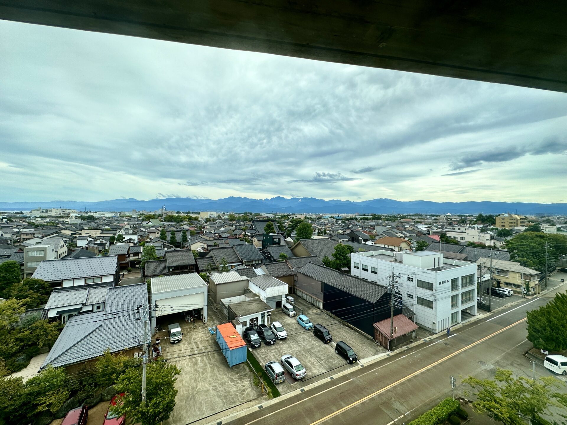 岩瀬地区 富山港展望台 眺望