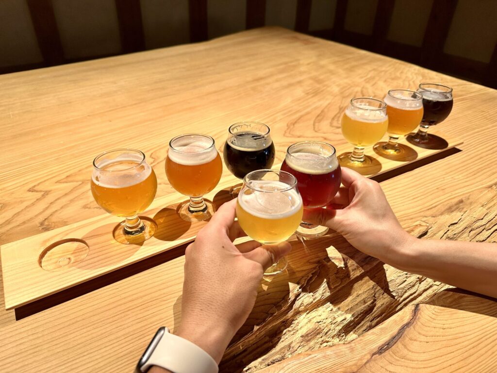 KoboBrewPub テイスティングセット 乾杯