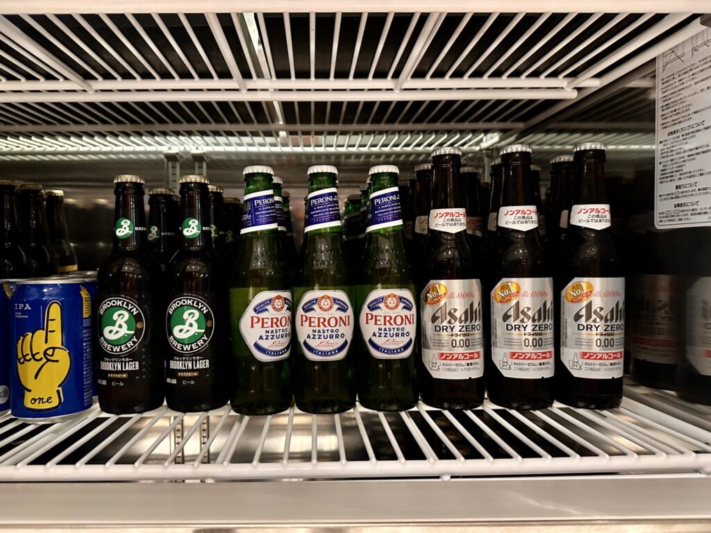 ヒルトン横浜 エグゼクティブラウンジ カクテルタイム ビール類