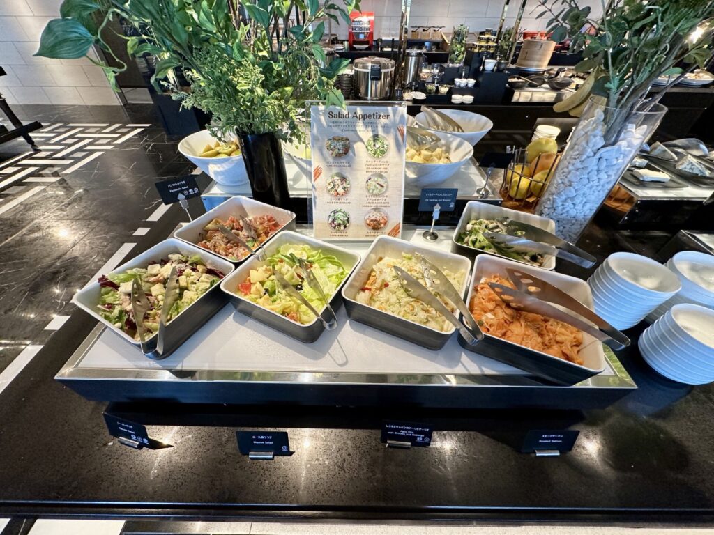ヒルトン横浜 朝食 サラダアペタイザー
