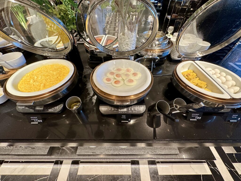 ヒルトン横浜 朝食 卵料理コーナー
