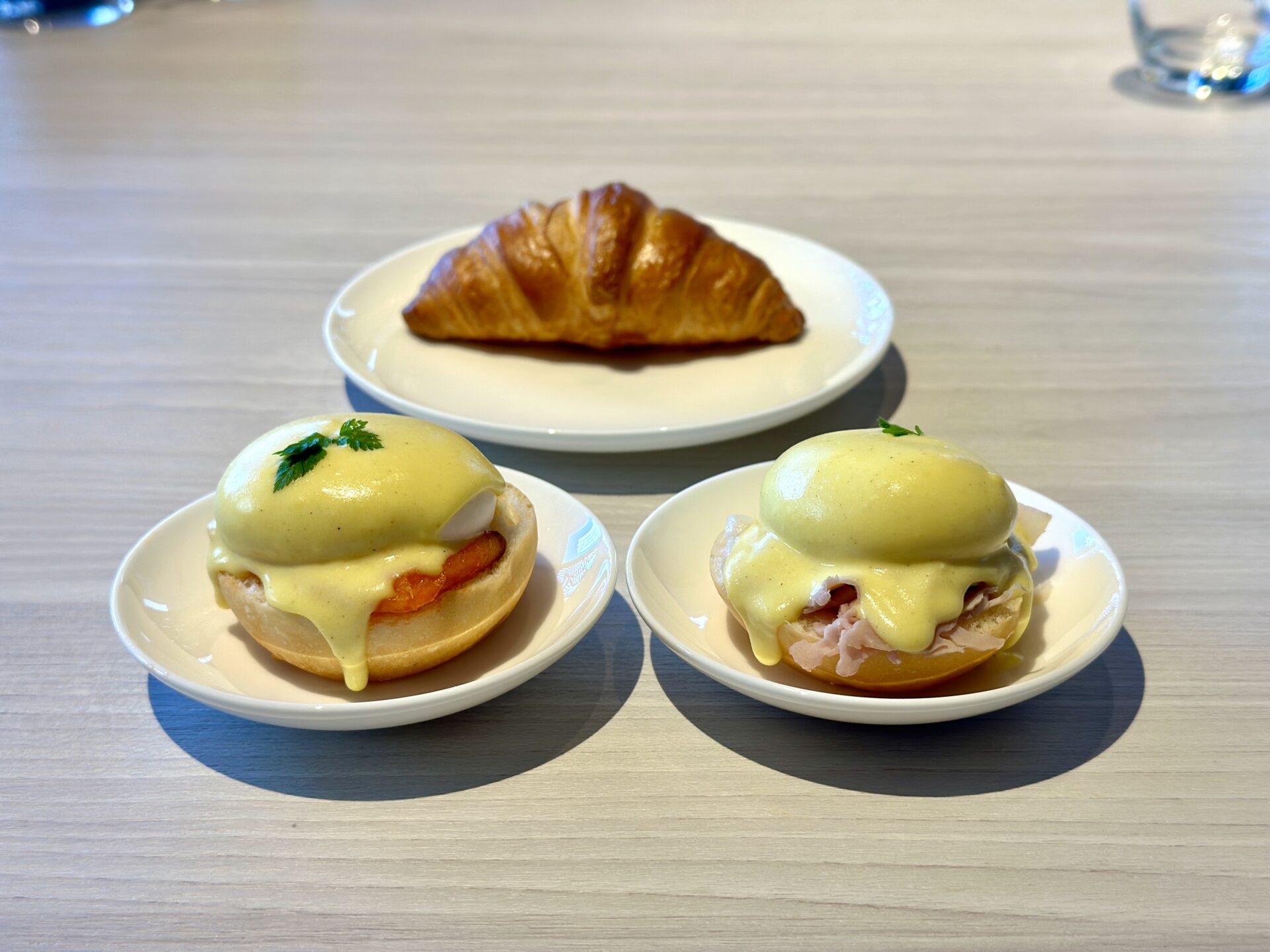 ヒルトン横浜 朝食 食べたエッグベネディクト