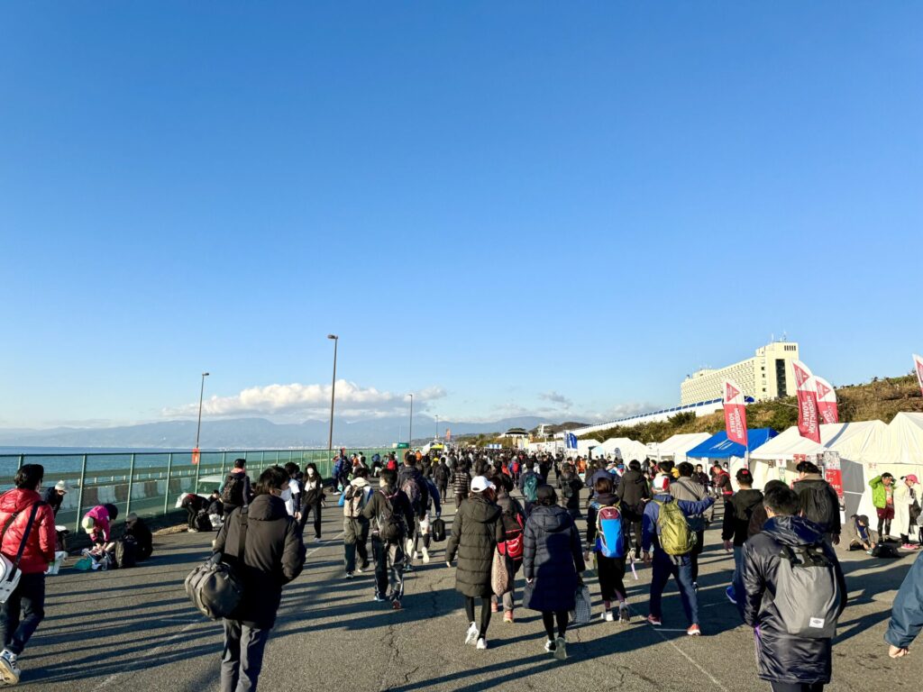 湘南国際マラソン 飲食出店ブース