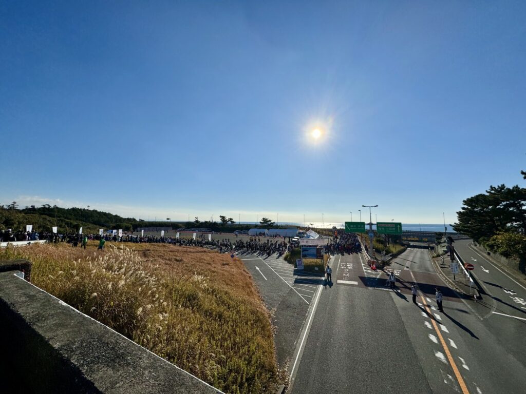 湘南国際マラソン スタート地点へ移動