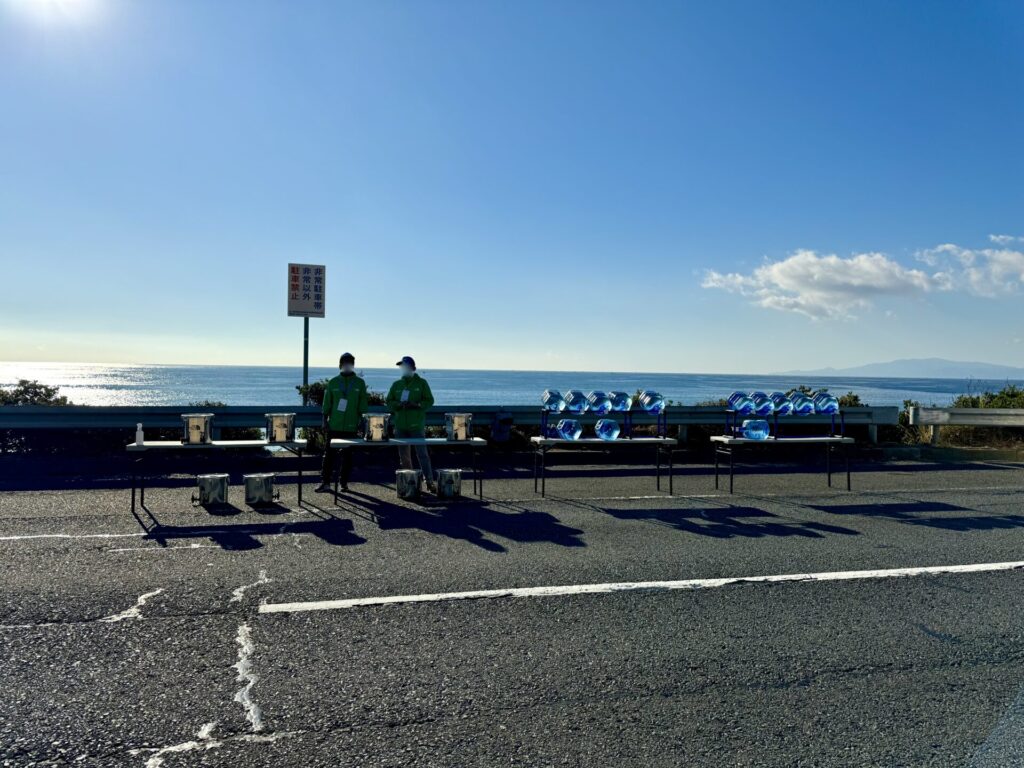 湘南国際マラソン 給水ポイント