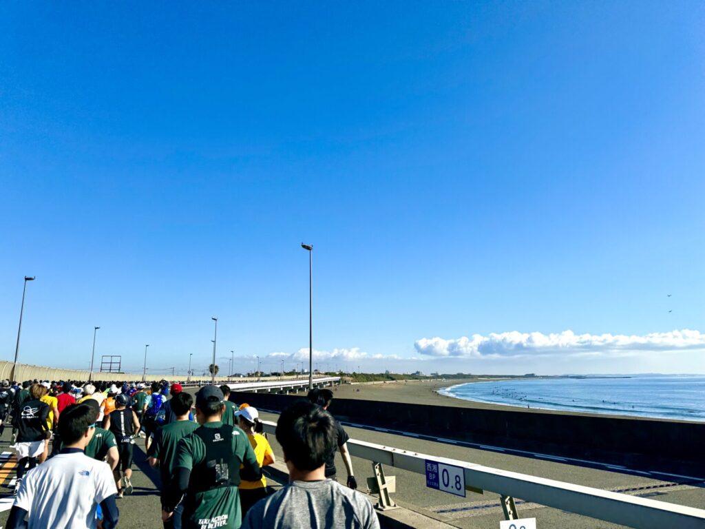 湘南国際マラソン 大磯海水浴場