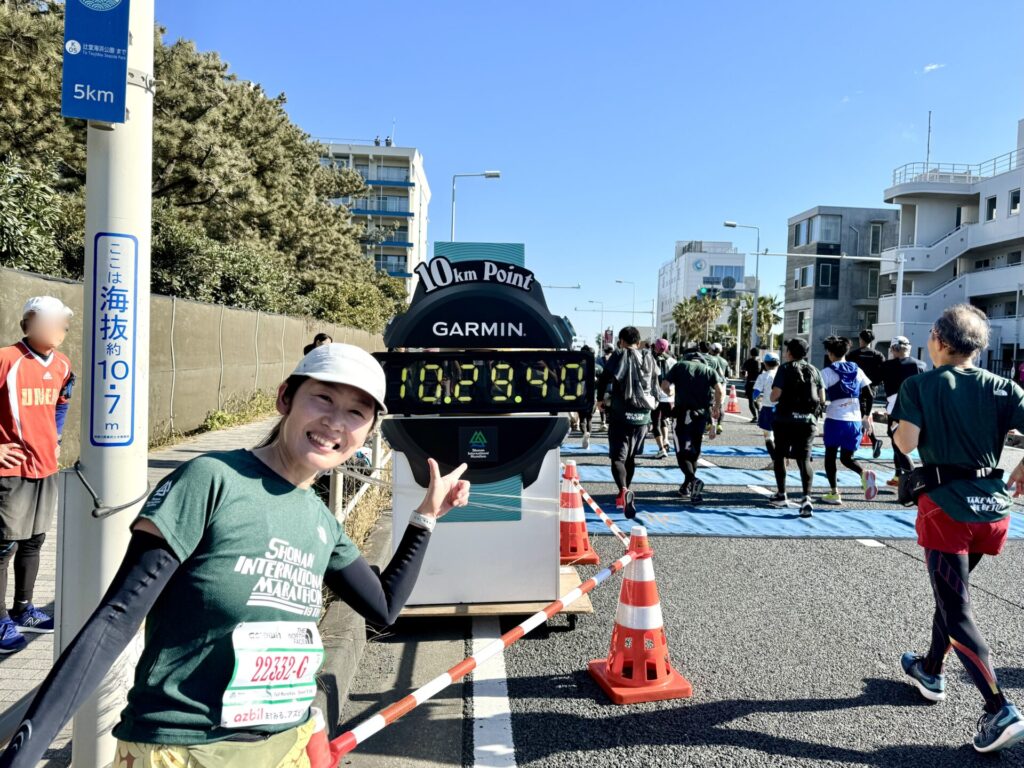 湘南国際マラソン 10km通過