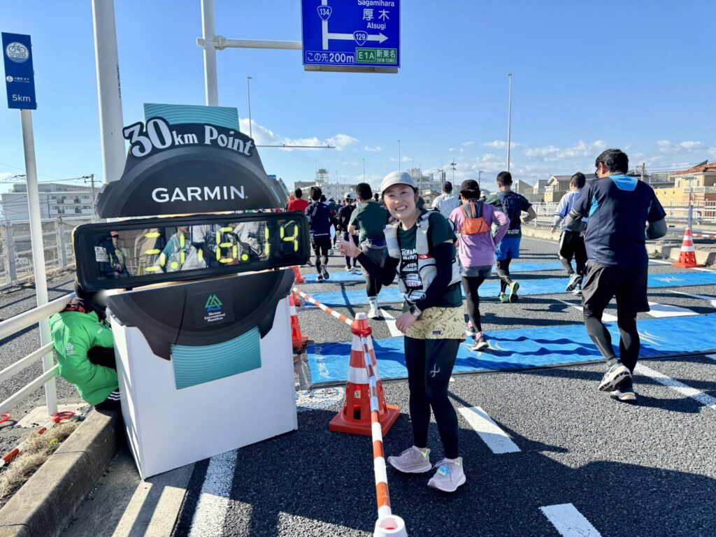湘南国際マラソン 30km通過
