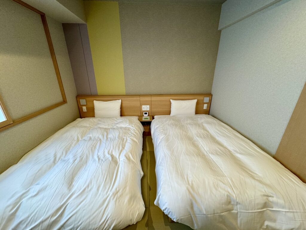 御宿野乃浅草別邸 ツインベッド デラックストリプルルーム