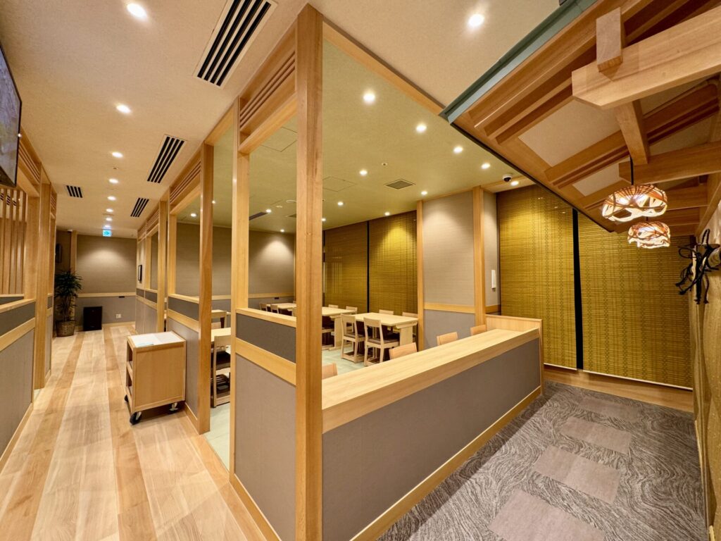 御宿野乃浅草別邸 食事処 羽衣茶寮 カウンター席