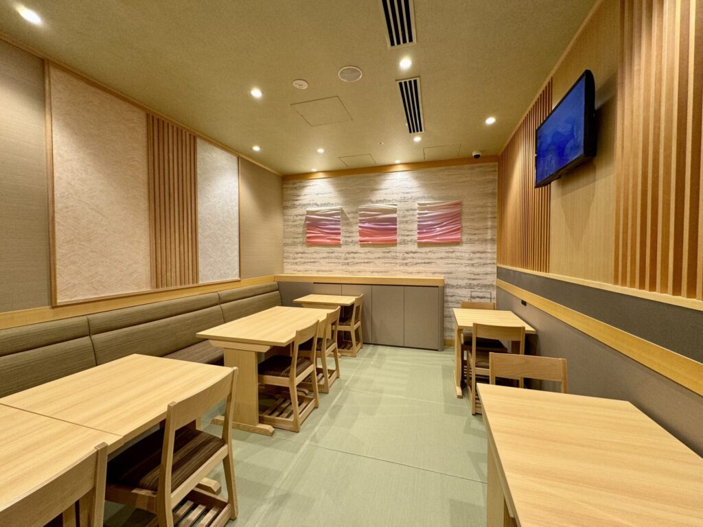 御宿野乃浅草別邸 食事処 羽衣茶寮 ソファー席