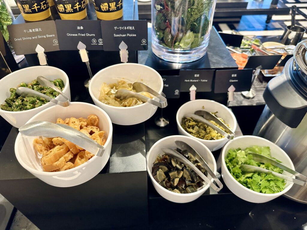 ヒルトン横浜 朝食ブログレビュー ご当地メニュー(中華)