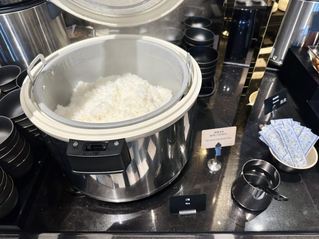 ヒルトン横浜 朝食ブログレビュー 白米