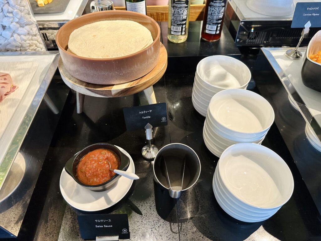 ヒルトン横浜 朝食ブログレビュー トルティーヤ