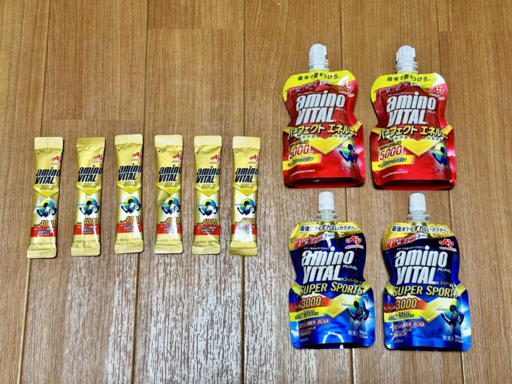 「17ENDハーフマラソン」大会に持参したもの