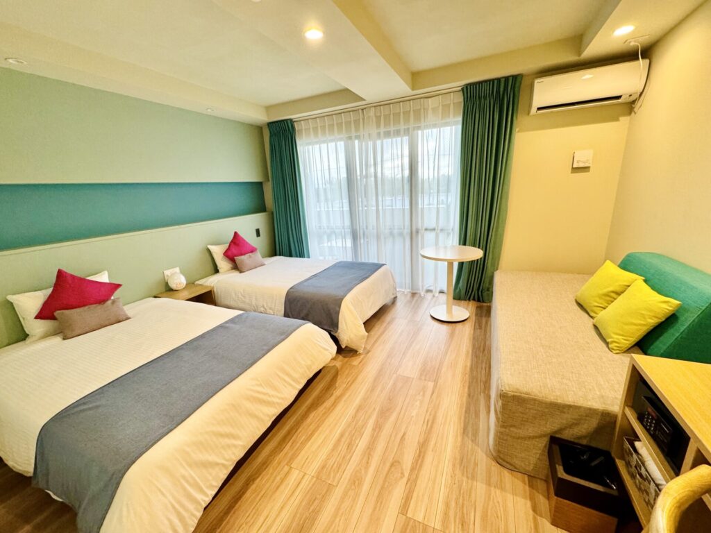 「17ENDハーフマラソン」宿泊先のブルーコーブテラス