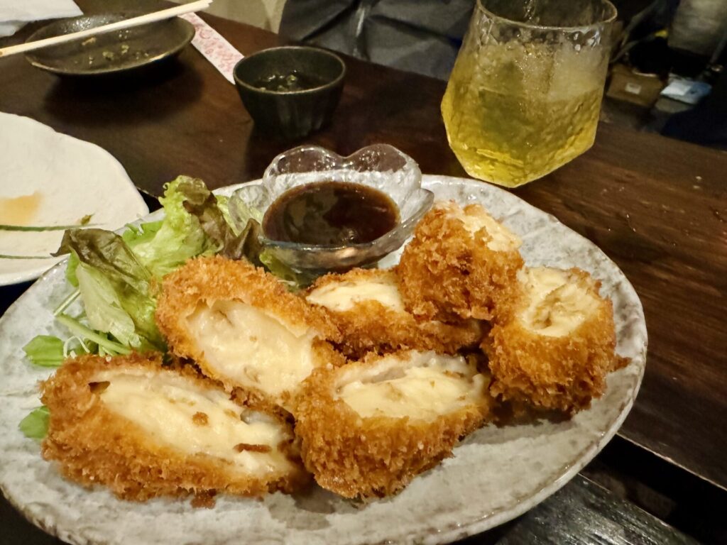 「居酒屋 でんみ」ほたてのクリーミーコロッケ