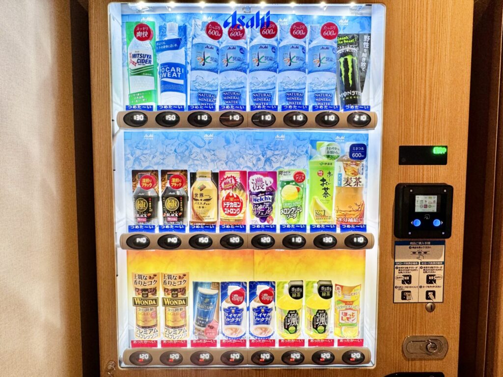 御宿 野乃浅草 別邸 自暴販売機コーナー1F