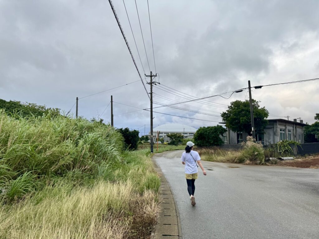 17ENDハーフマラソン 会場まで徒歩で移動