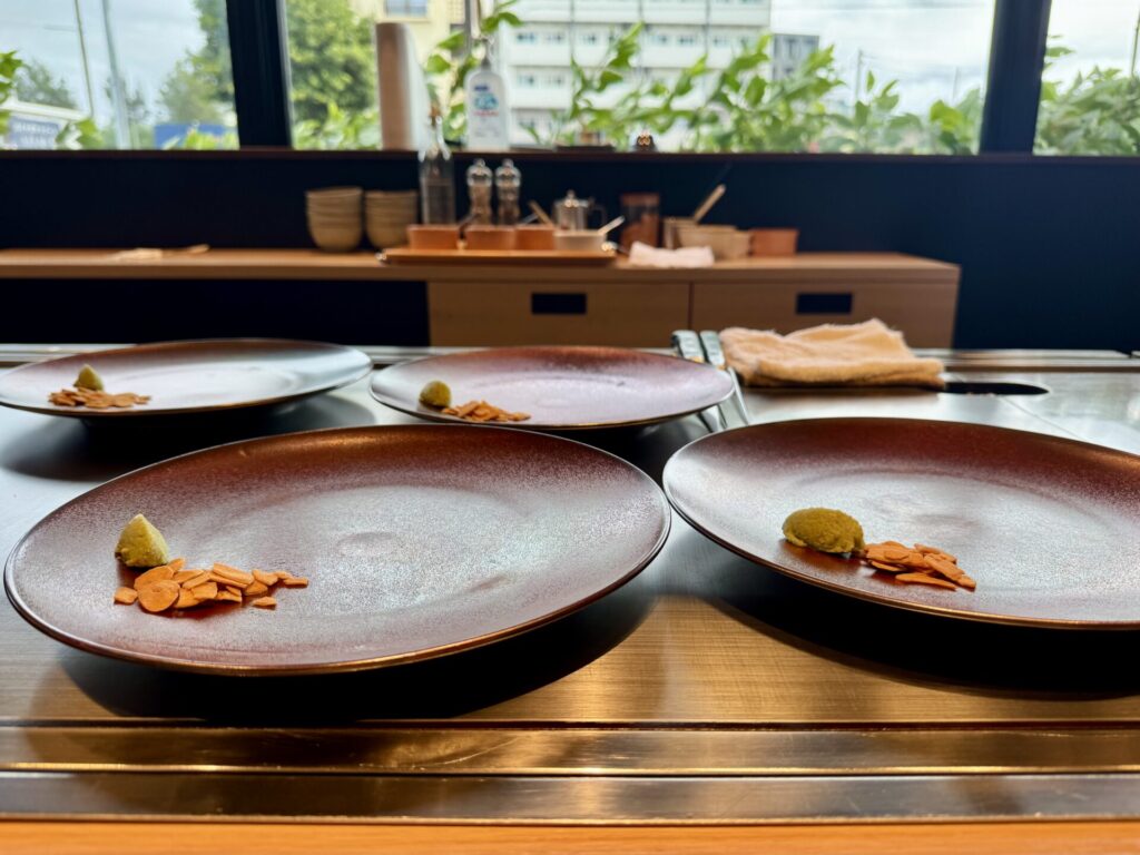 宮古島 ユキシオステーキ 雪塩ランチ お皿