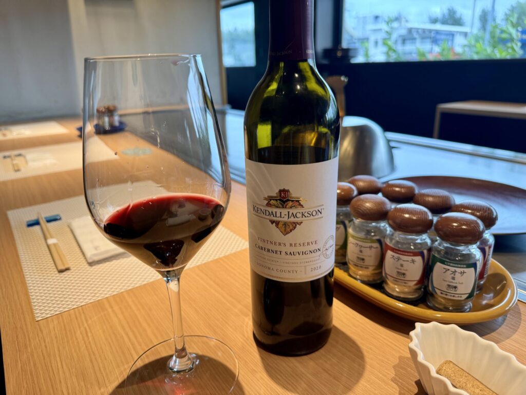 宮古島 ユキシオステーキ 赤ワイン