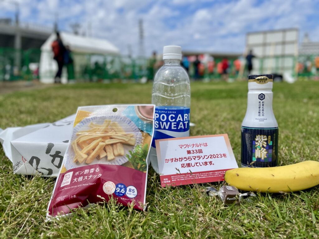 かすみがうらマラソン2023 完走してもらったもの
