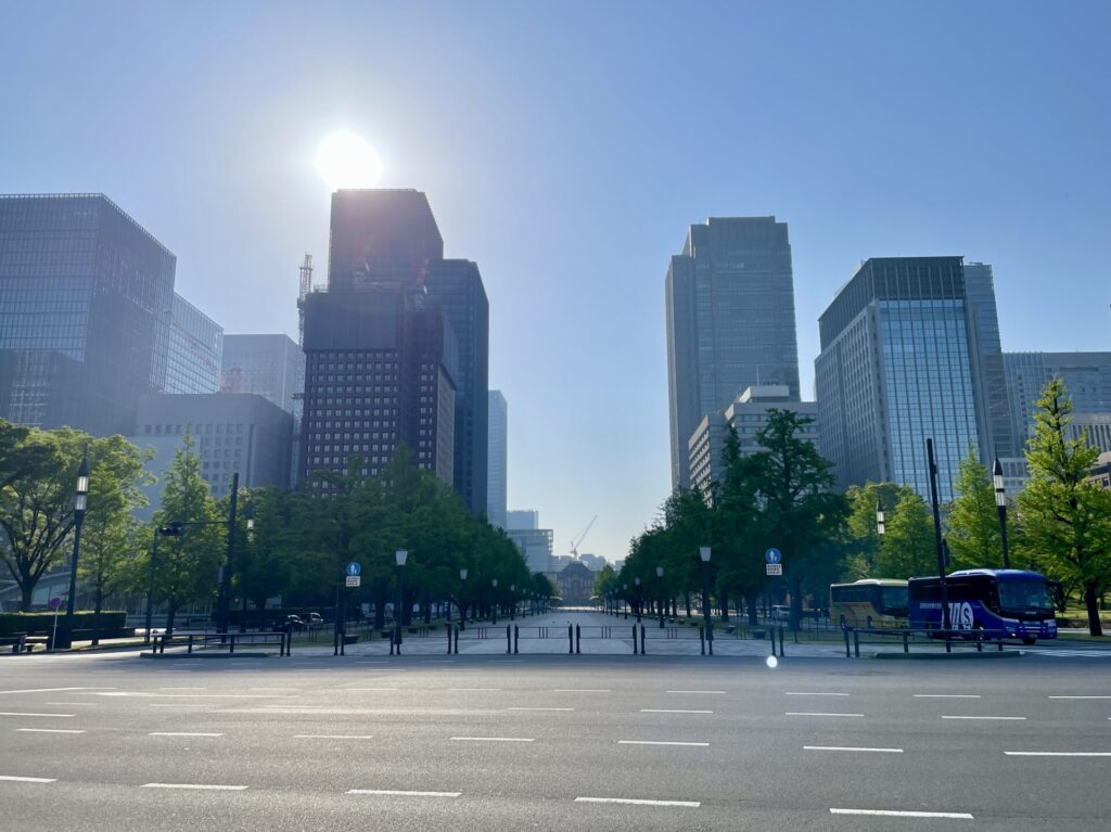 皇居10周ウォーキング 東京駅周辺