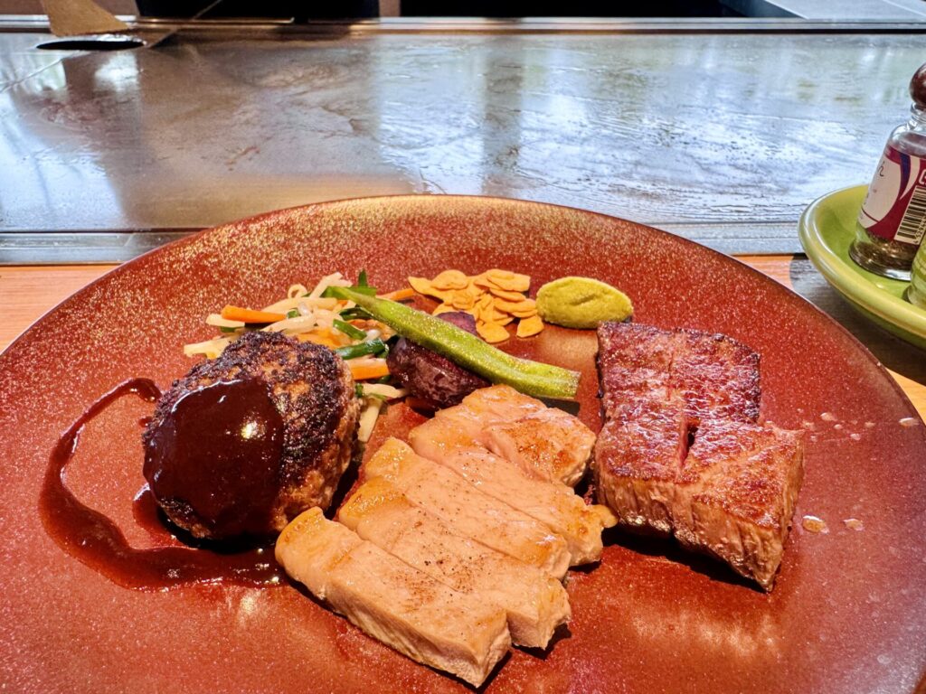 ユキシオステーキ ランチセット