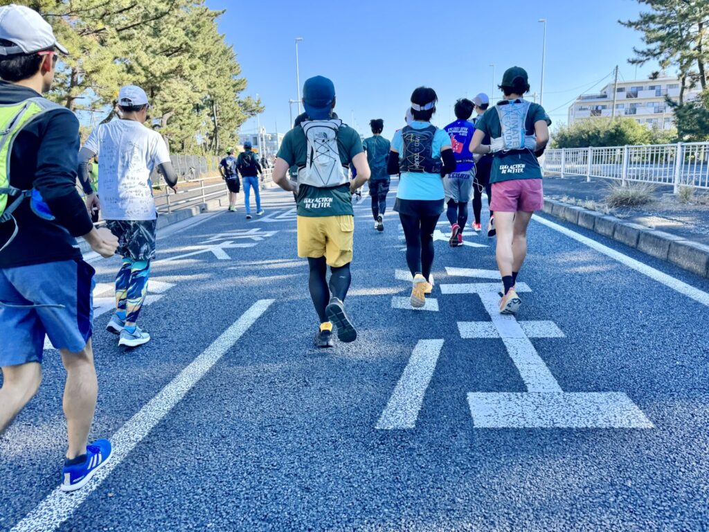 「湘南国際マラソン」高浜台付近の様子