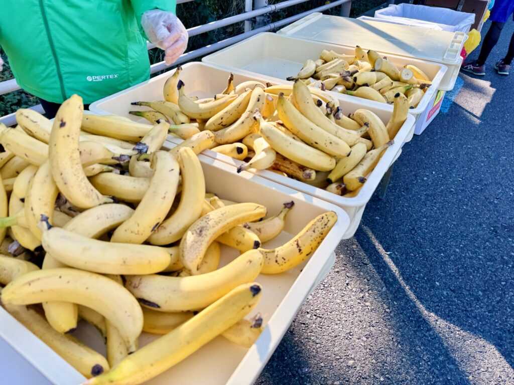 「湘南国際マラソン」大会最後のエイドステーション