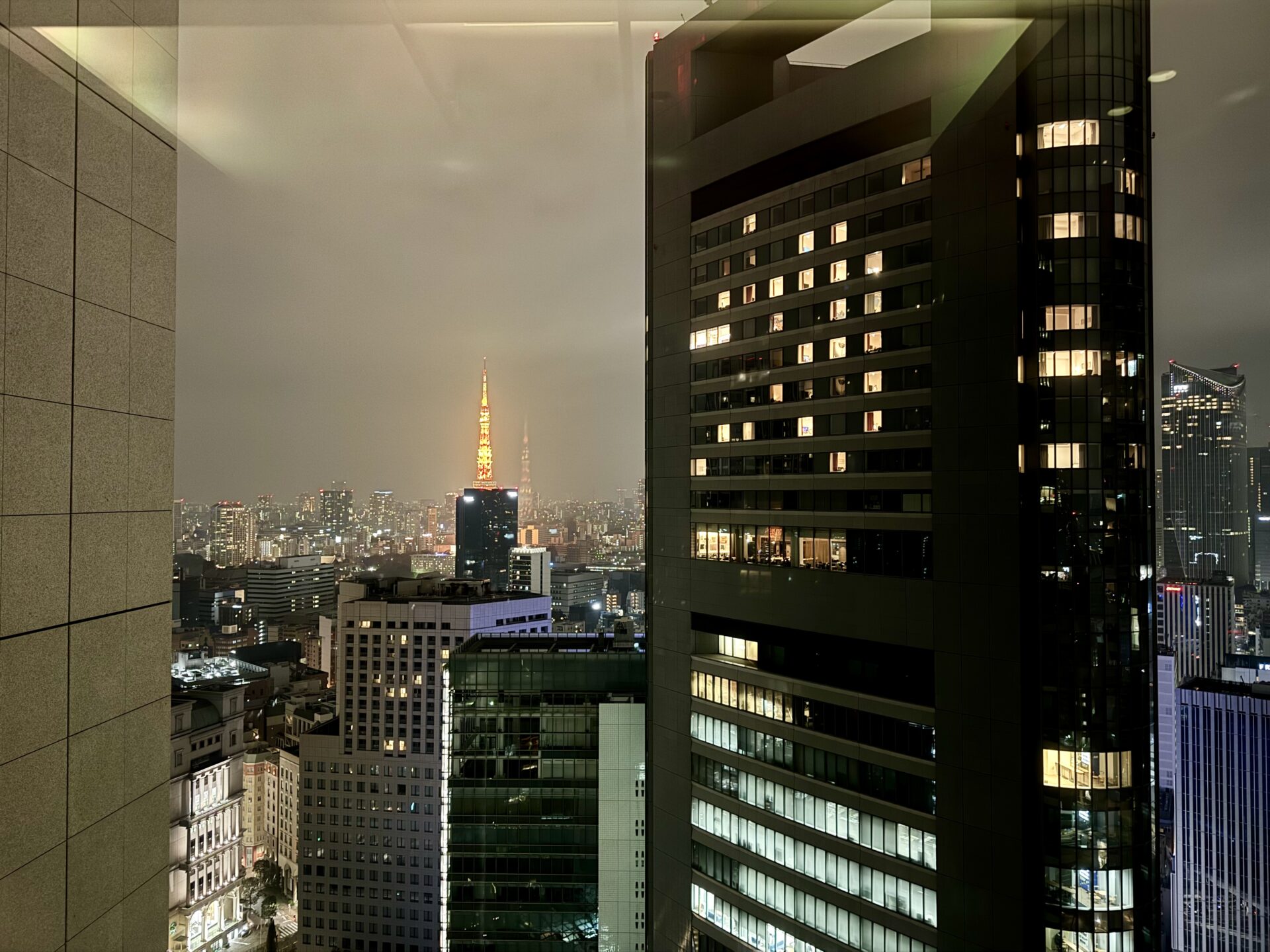 コンラッド東京 28階エグゼクティブラウンジ 東京タワー