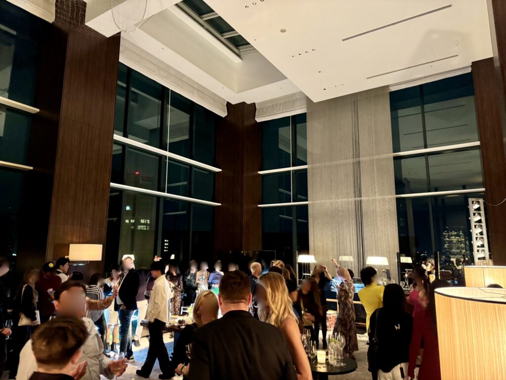 コンラッド東京 カウントダウンパーティー 会場の雰囲気